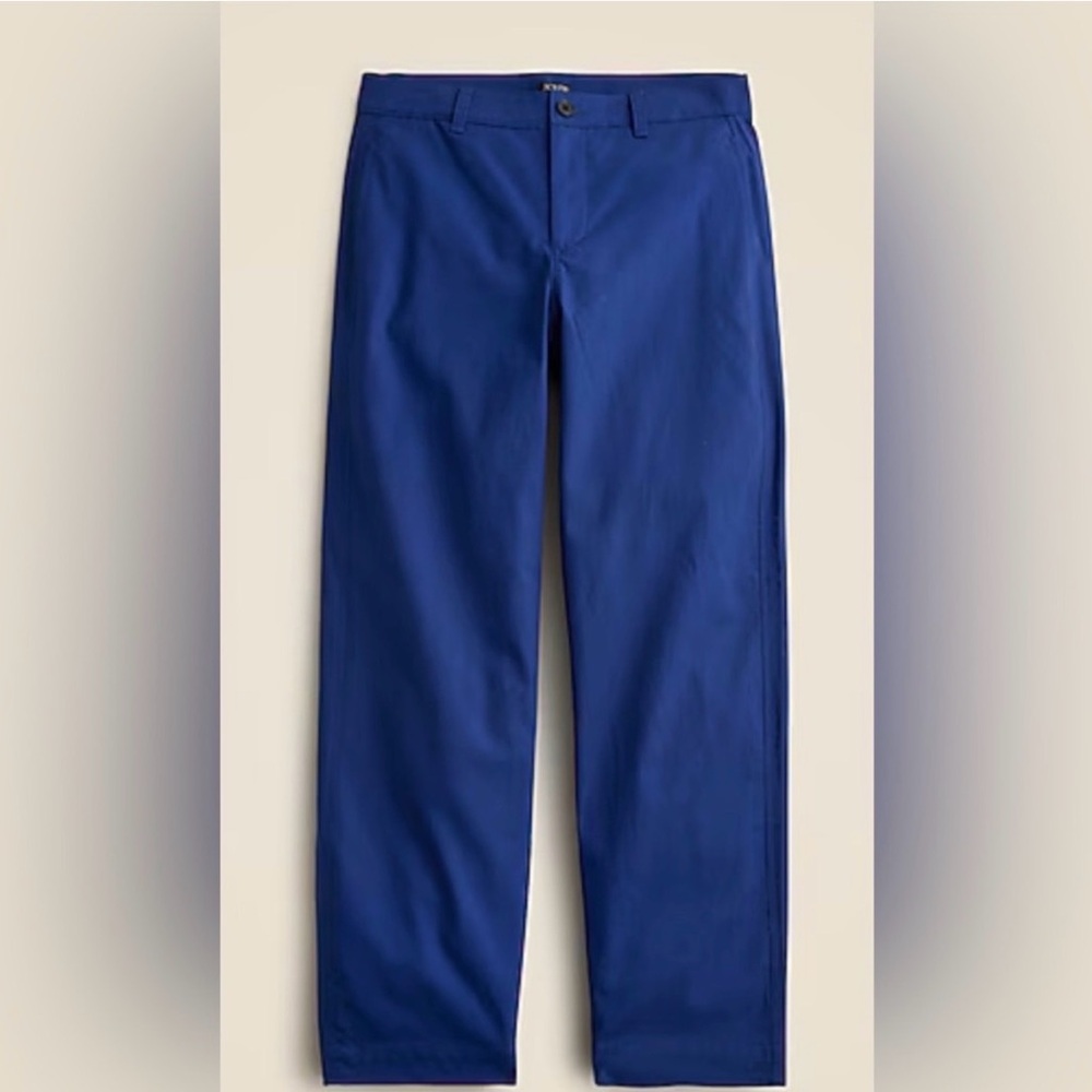 Barrel-leg pant in cotton blend in Tropical Cove size 25 CK354